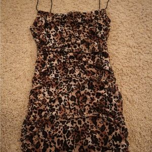 Fashion Nova Leopard Print Dress